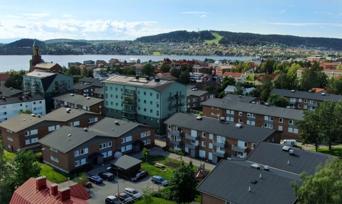 Östersund vy mot Frösön