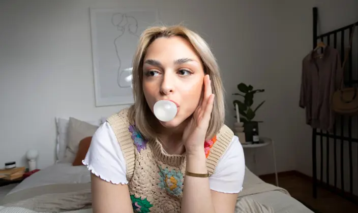 Ungdomslägenhet Ung Kvinna